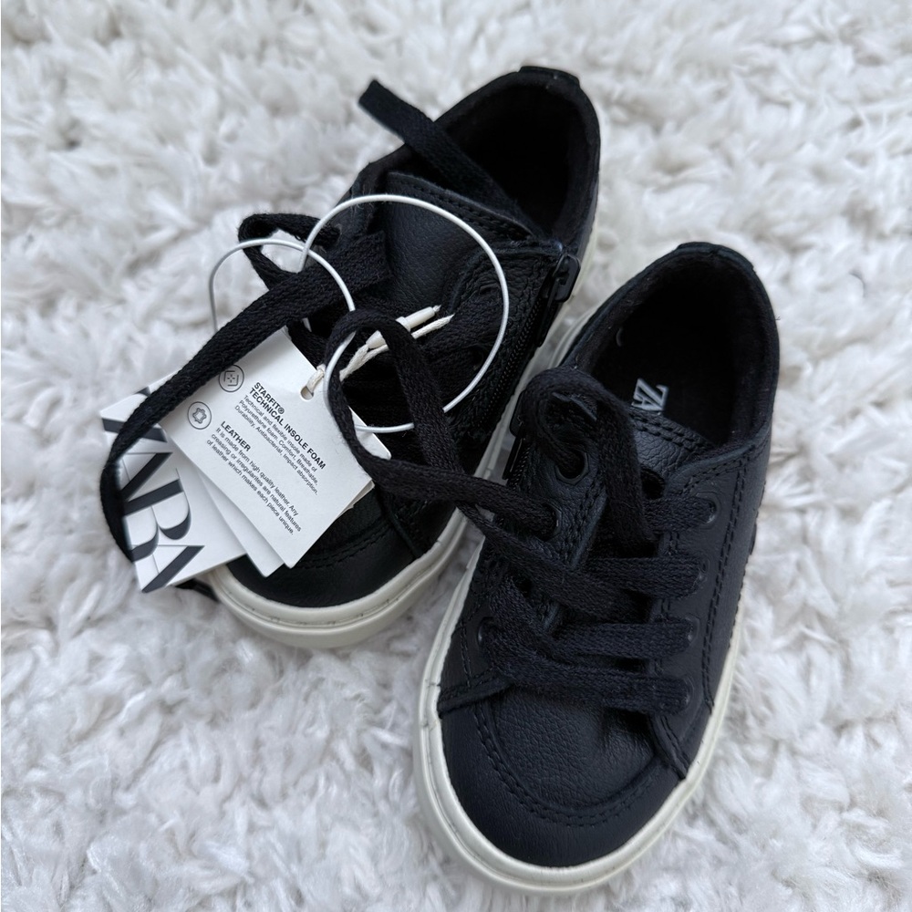 Zara Kids Black and White Sneakers